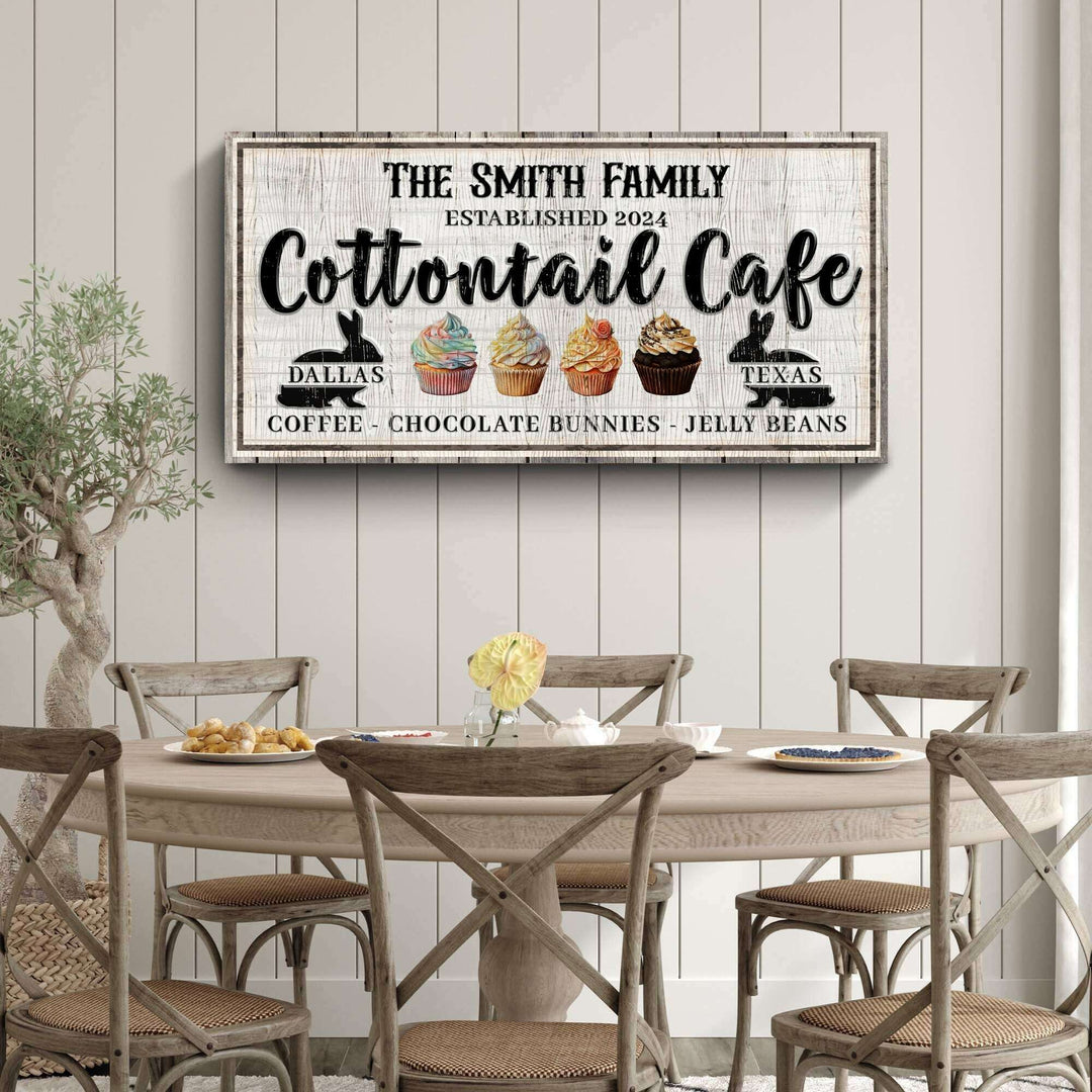 Personalized Easter Bunny Sign II