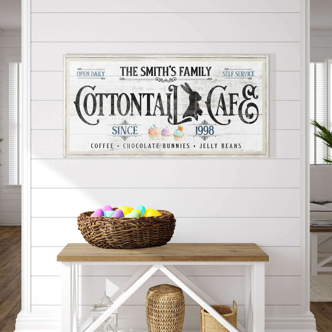 Personalized Easter Bunny Sign