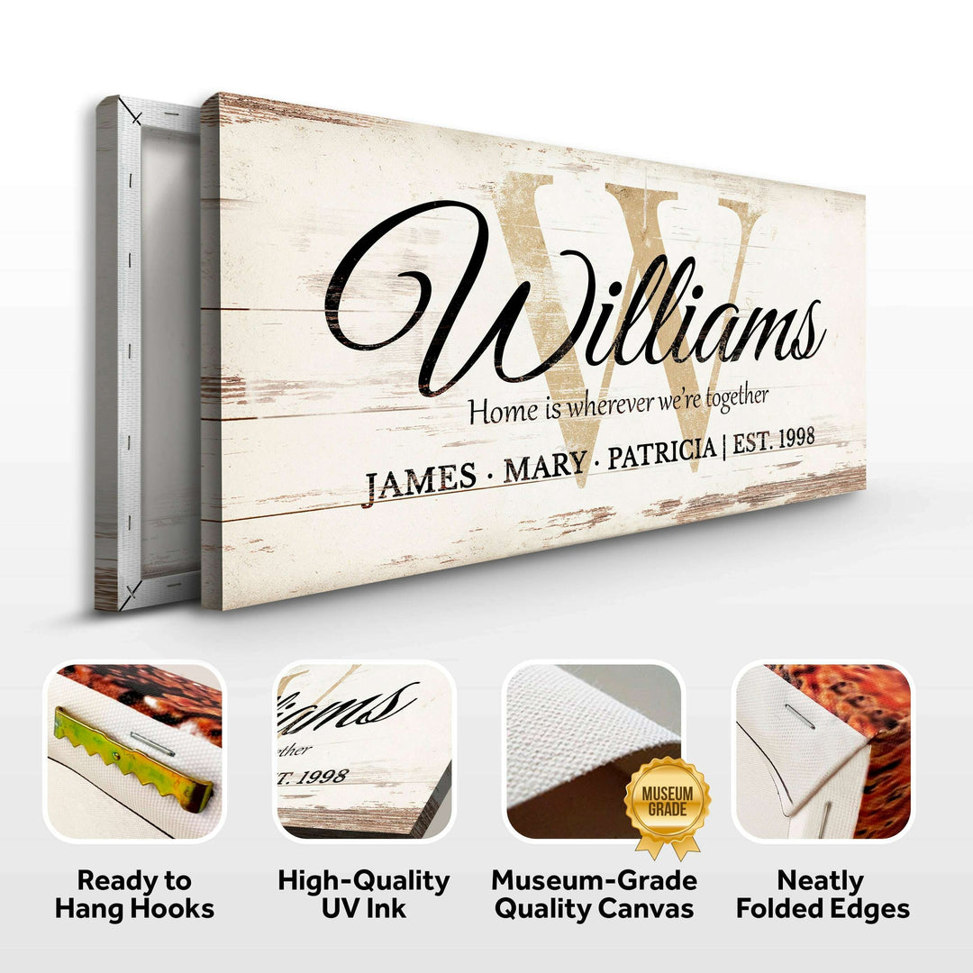 Personalized Family Sign XI