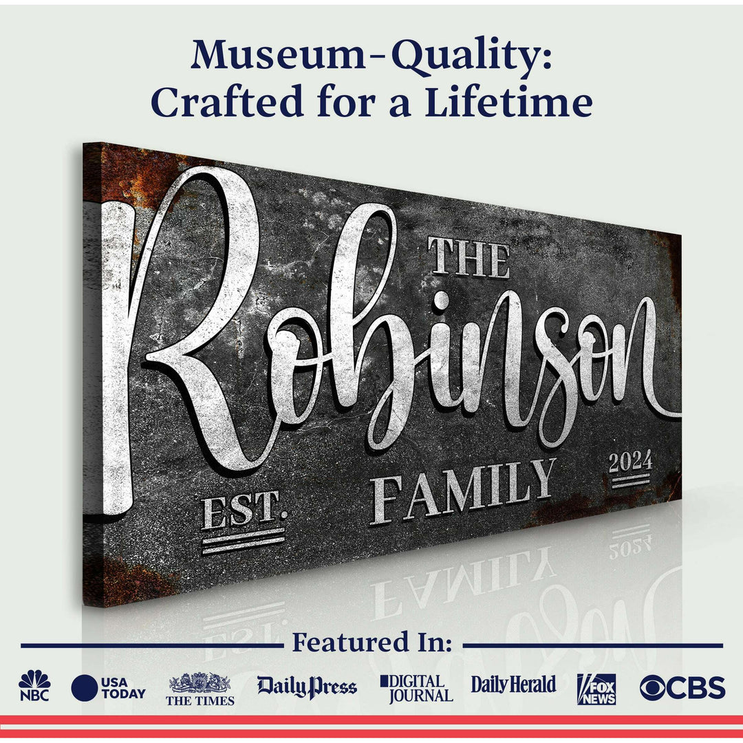 Personalized Family Sign