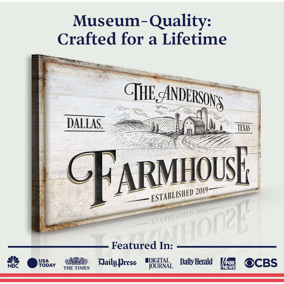 Personalized Farmhouse Sign