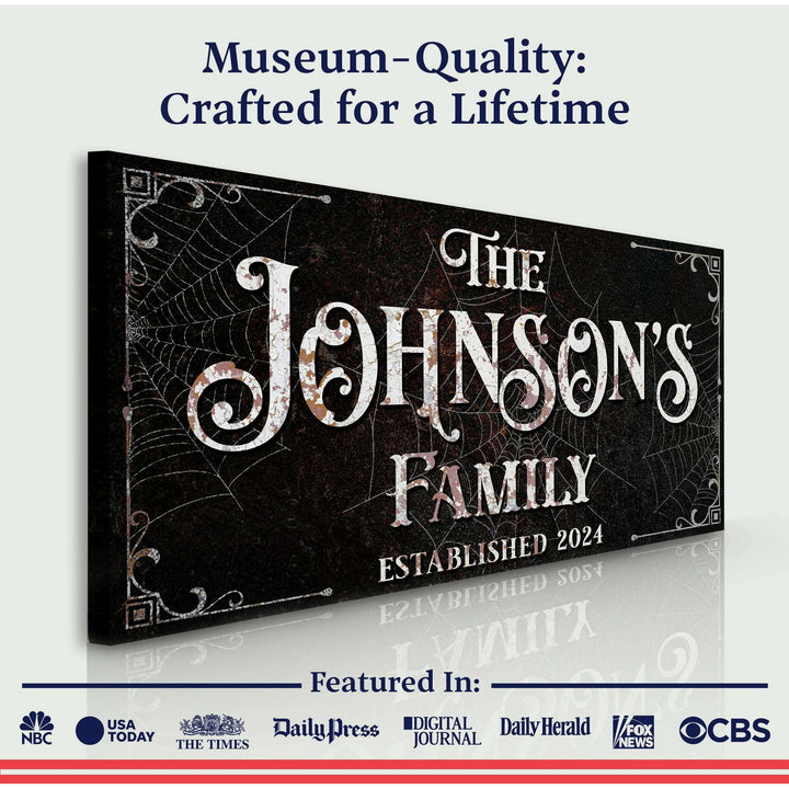 Personalized Gothic Sign