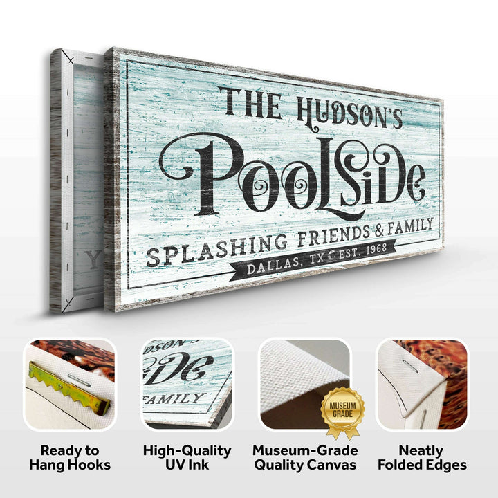 Personalized Poolside Sign