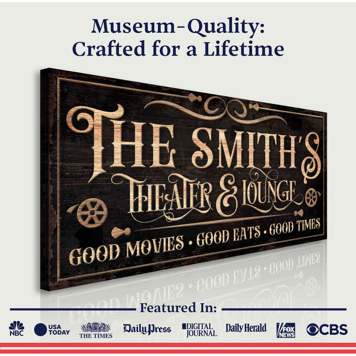 Personalized Theater Sign V