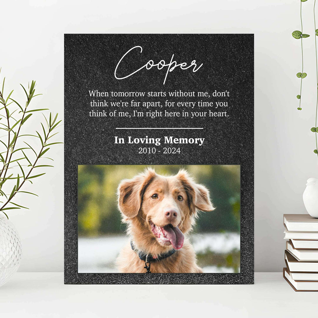 Pet Memorial Portrait Watercolor Sign Here In Your Heart
