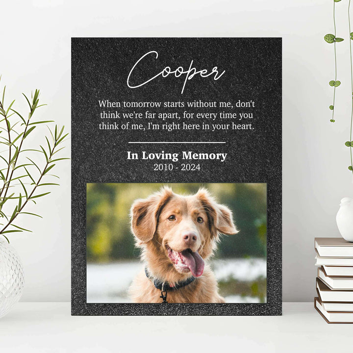 Pet Memorial Portrait Watercolor Sign Here In Your Heart