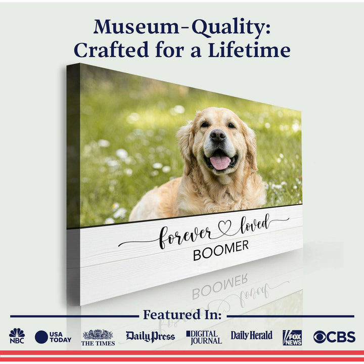 Pet Memorial Sign Forever Loved