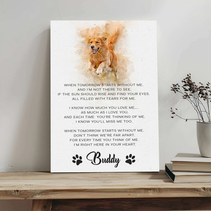 Pet Memorial Sign I'm Right Here In Your Heart