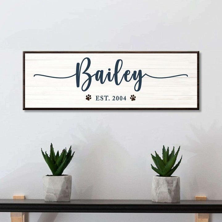 Pet Name Sign II