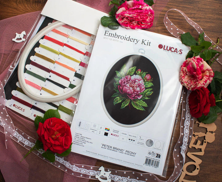 Peter Brand Peony BC204l Counted Cross-Stitch Kit