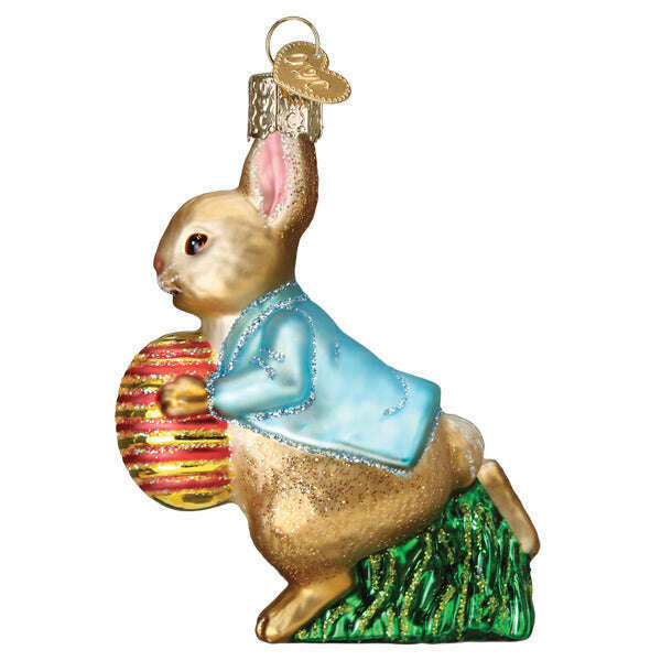 Peter Rabbit With Easter Egg Ornament