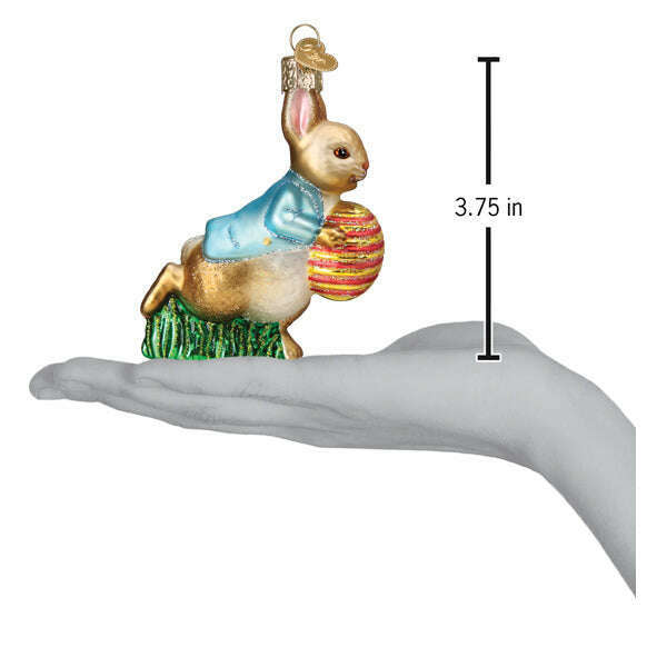 Peter Rabbit With Easter Egg Ornament