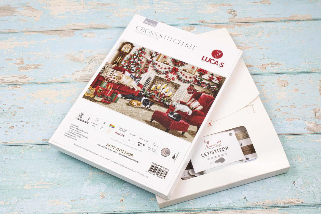 Pets Interior BU5013L Counted Cross-Stitch Kit