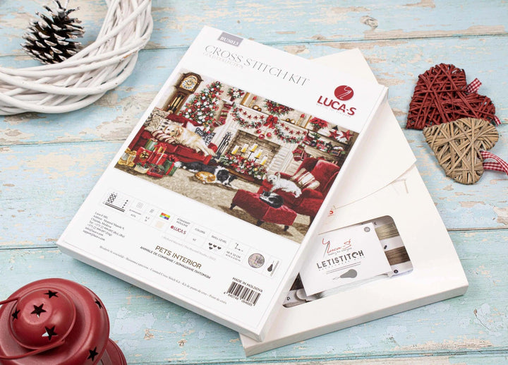 Pets Interior BU5013L Counted Cross-Stitch Kit