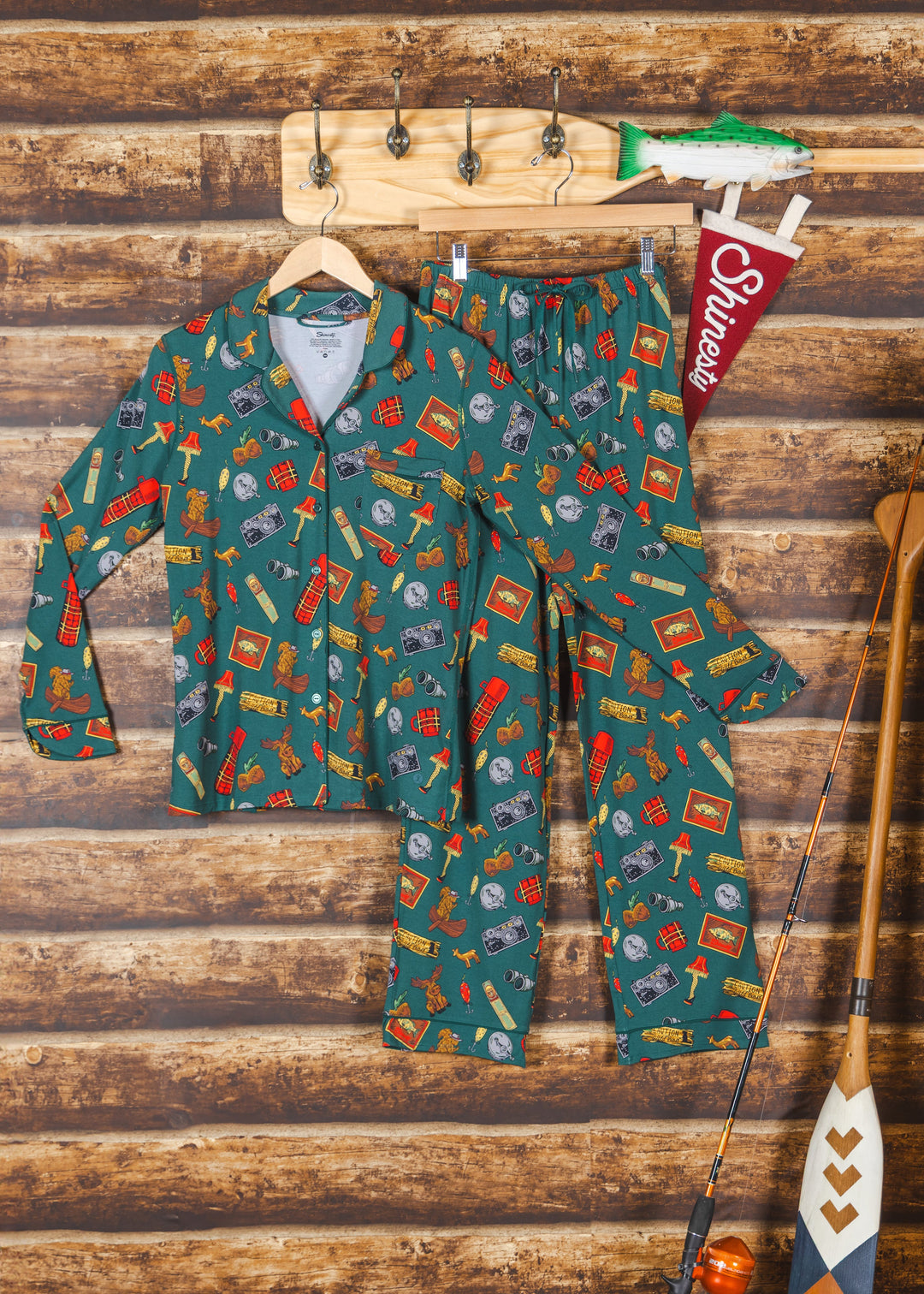 The Cabin Core | Evergreen Cabin SleepDeep™ Women’s Long Sleeve Pajama Set