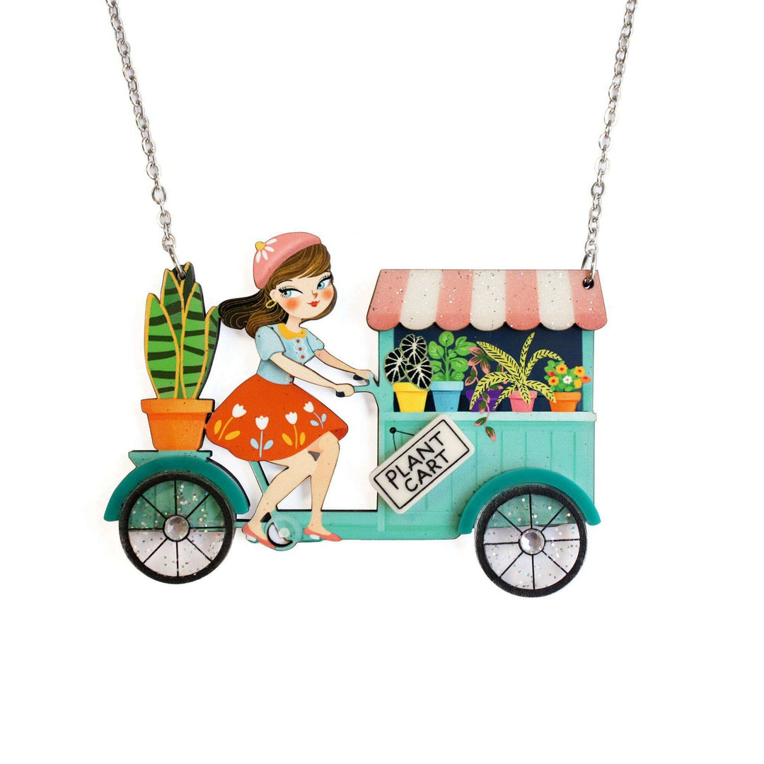 Plant Cart Necklace