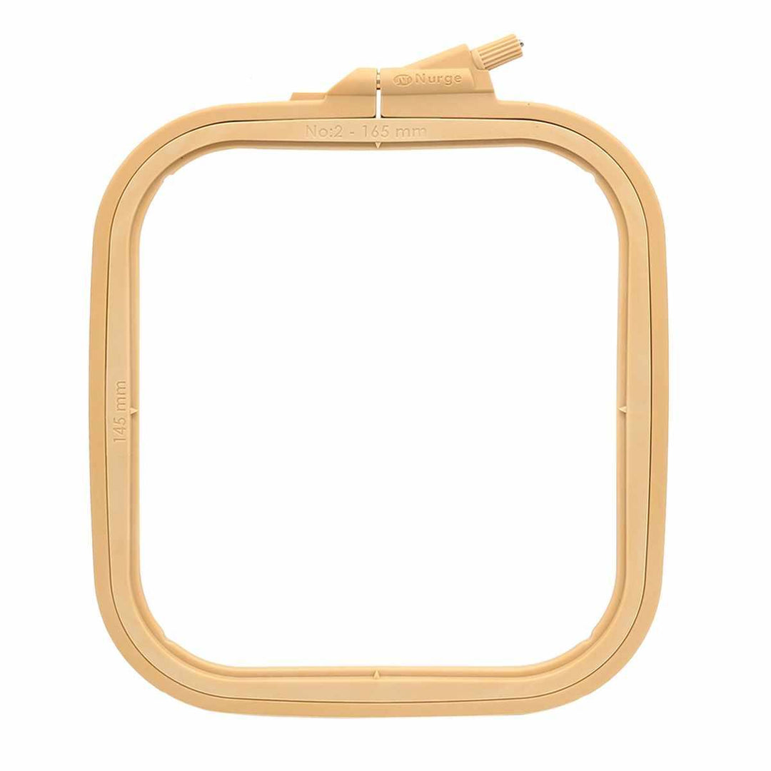 Plastic Square Hoop Nurge 170-12 Coffee Brown