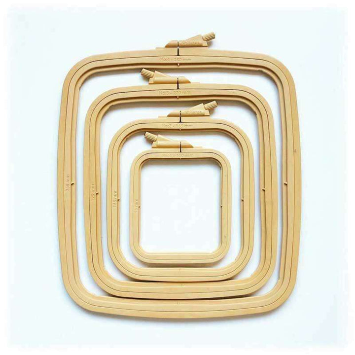 Plastic Square Hoop Nurge 170-13 Coffee Brown