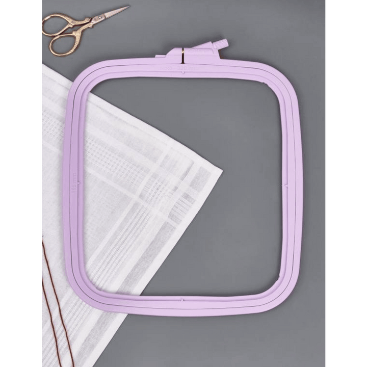 Plastic Square Hoop Nurge 170-13 Pastel Lilac