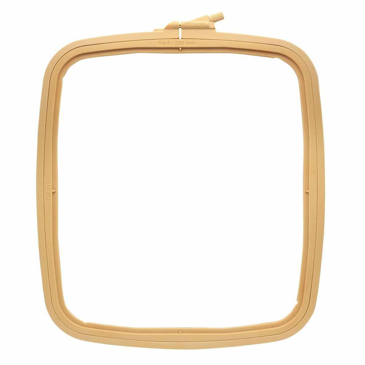 Plastic Square Hoop Nurge 170-14 Coffee Brown
