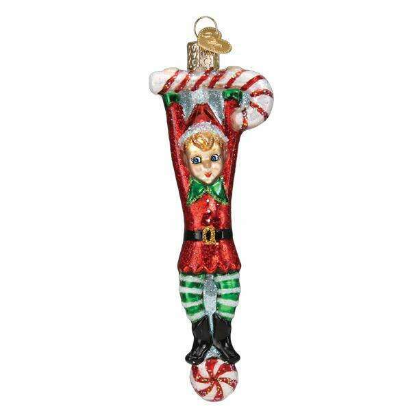 Playful Elf Ornament