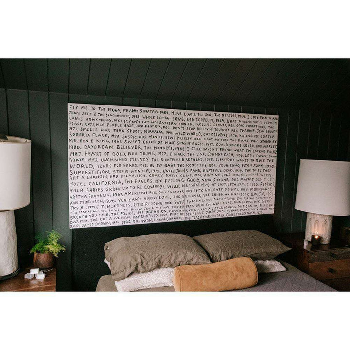 "Playlist in White" Art Print - Quirks!