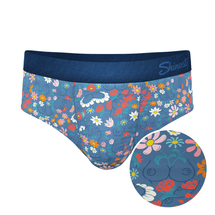 The Gardening Nips | Busty Floral Ball Hammock® Pouch Underwear Briefs