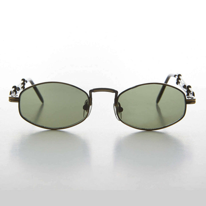 Polygon Spectacle Steampunk Vintage Sunglass - Deryn