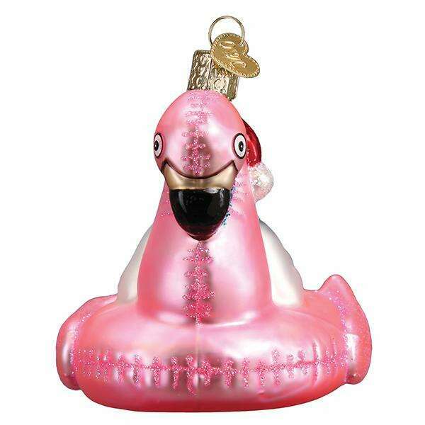 Pool Float Snowman Ornament