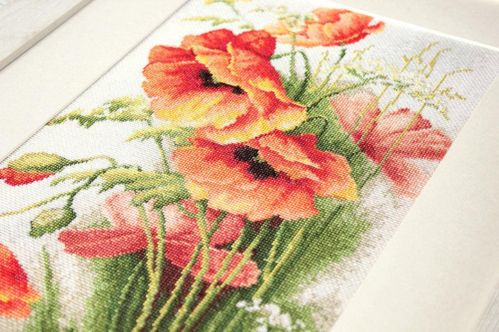 Poppies B213L Counted Cross-Stitch Kit
