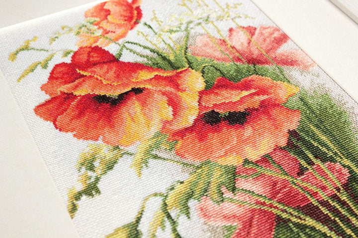 Poppies B213L Counted Cross-Stitch Kit