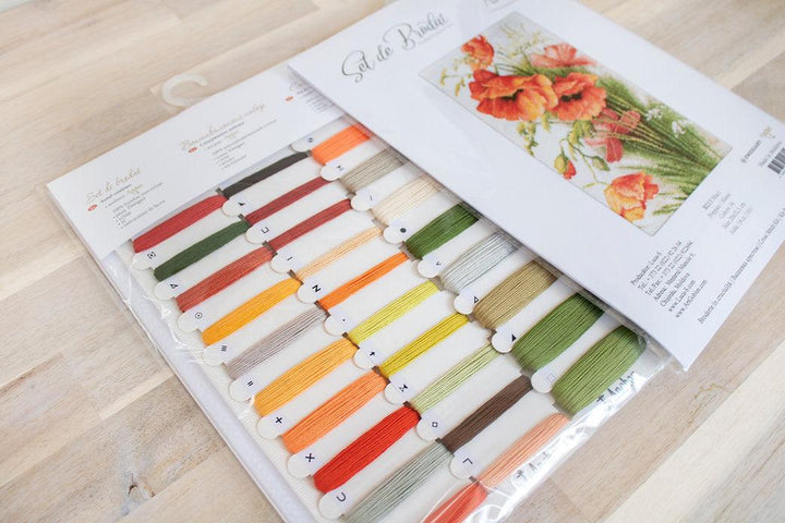 Poppies B213L Counted Cross-Stitch Kit