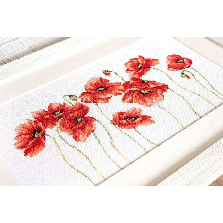 Poppies B2223L Counted Cross-Stitch Kit