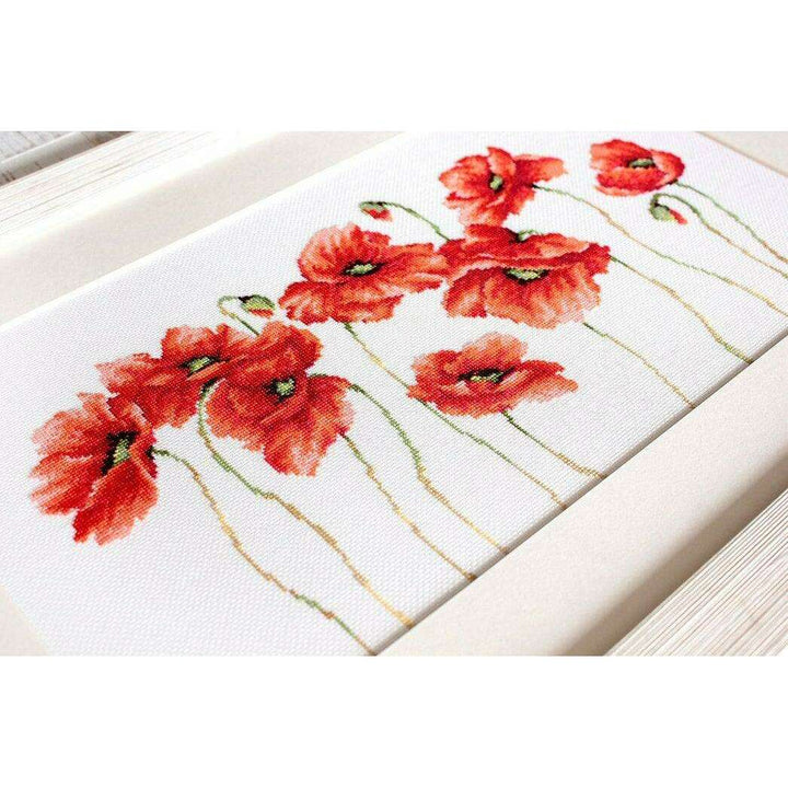 Poppies B2223L Counted Cross-Stitch Kit