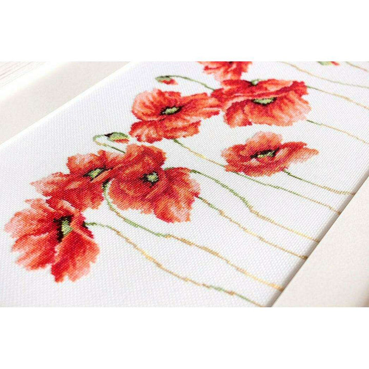 Poppies B2223L Counted Cross-Stitch Kit