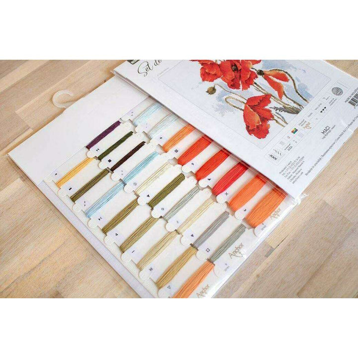 Poppies  B2374L Counted Cross-Stitch Kit