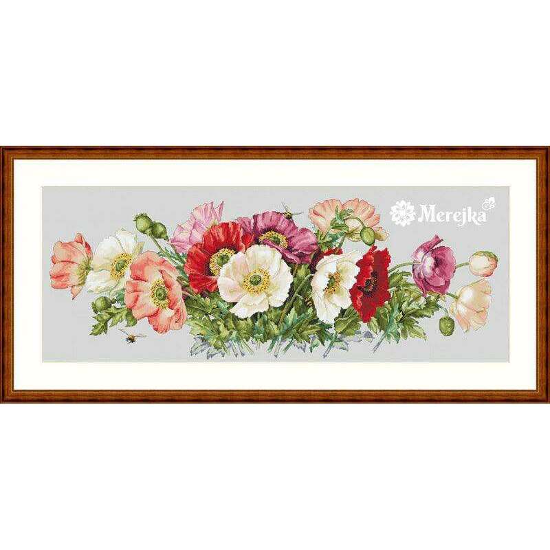 Poppies K-33 Counted Cross-Stitch Kit