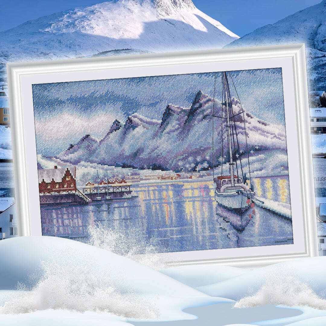 Port of Bodo M970 Counted Cross Stitch Kit