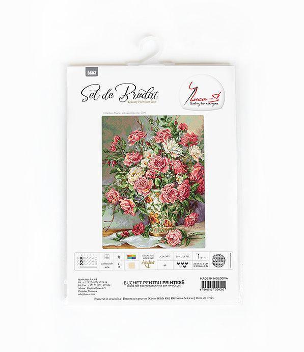 Posies for the Princess B603L Counted Cross-Stitch Kit