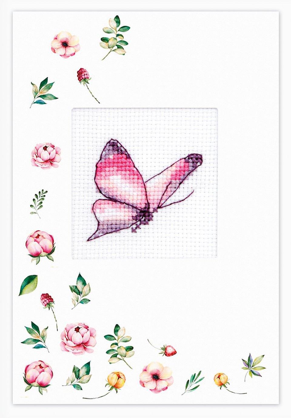 Post Card SP-103L Counted Cross-Stitch Kit