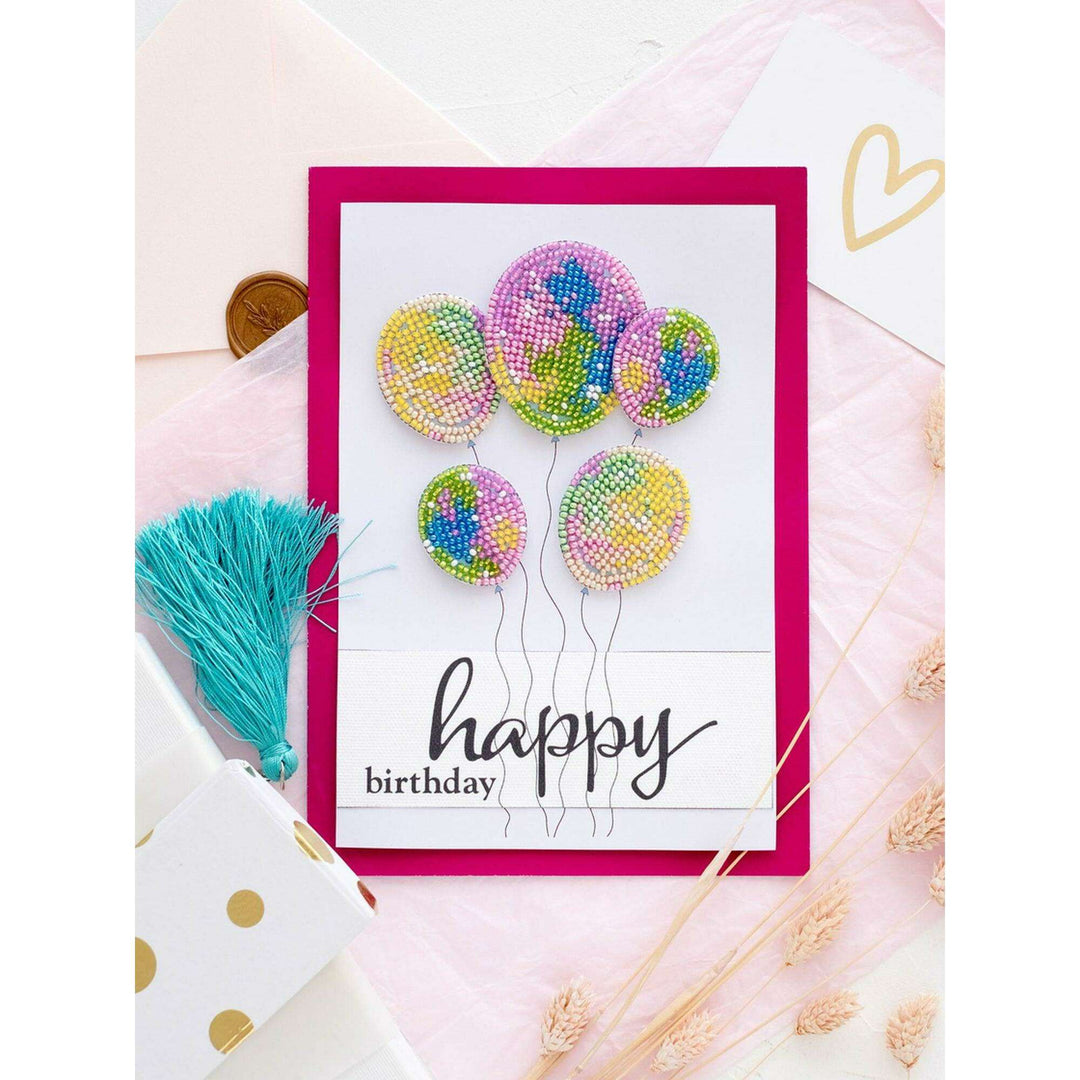 Postcard cross-stitch kit - Making dreams come true! AOO-002