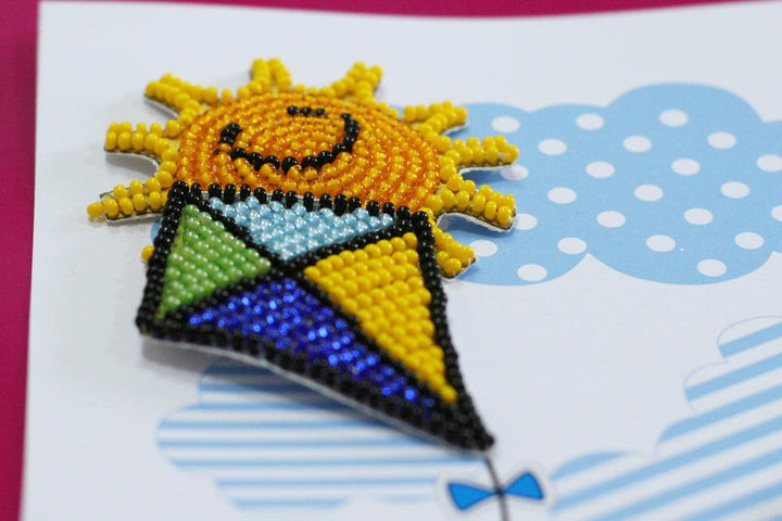 Postcard cross-stitch kit - Be pleased of your life! AOO-005