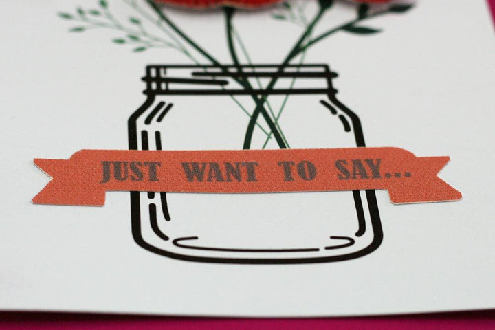 Postcard cross-stitch kit - Happiness in little things AOO-004