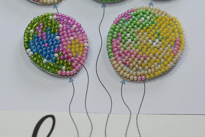 Postcard cross-stitch kit - Making dreams come true! AOO-002