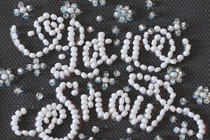 Postcard cross-stitch kit - Snow holiday AO-152