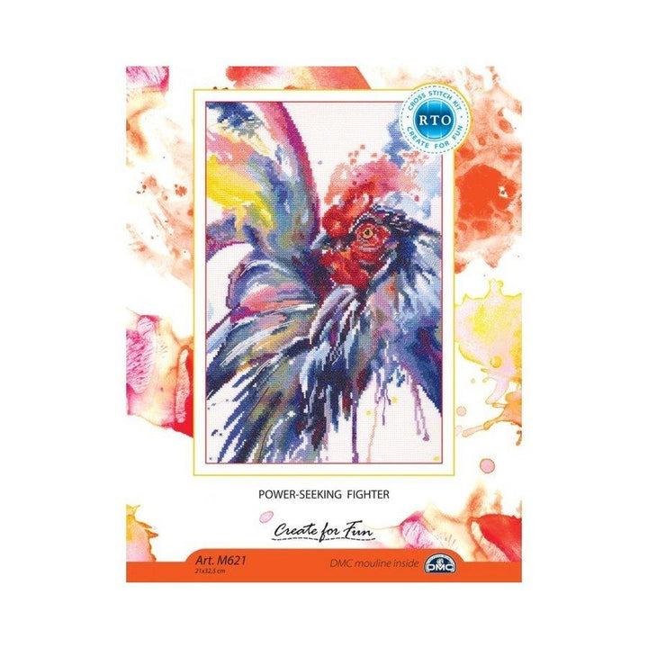 Power-seeking fighter M621 Counted Cross Stitch Kit