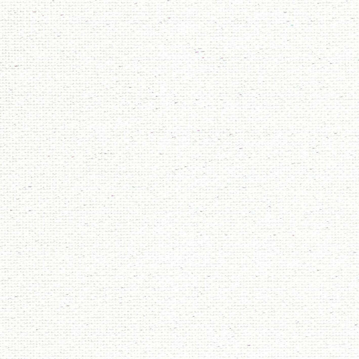 Precut Lugana 25 count White with pearl lurex 3835/11