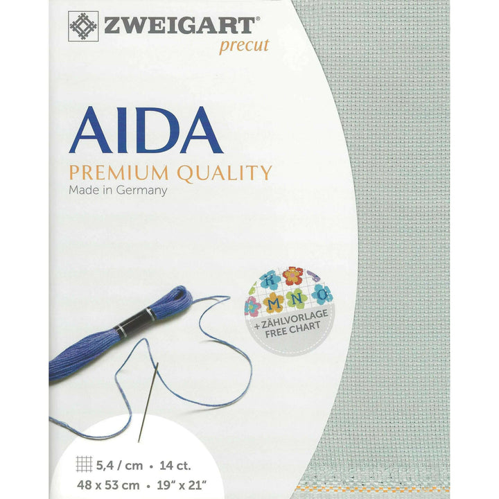 Precut Stern-Aida 14 count Confederate Gray 3706/718