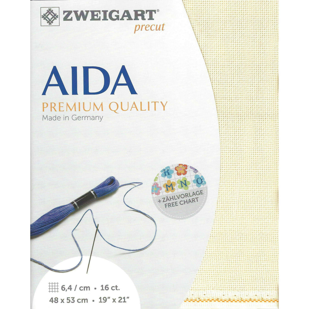 Precut Zweigart Aida 3251/264 Ivory