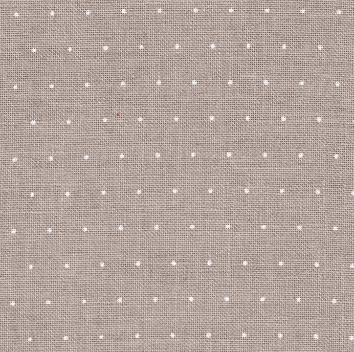 Precut Zweigart Cashel Mini Dots 28 count Linen with White Mini Dots 3281/1399